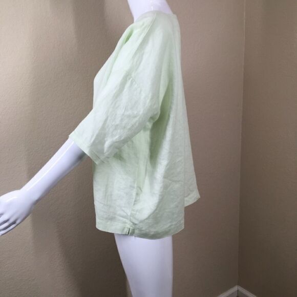 Eileen Fisher Organic Linen Top (A6) - Picture 4 of 5